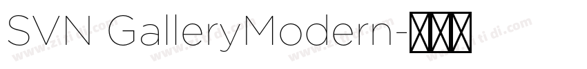 SVN GalleryModern字体转换